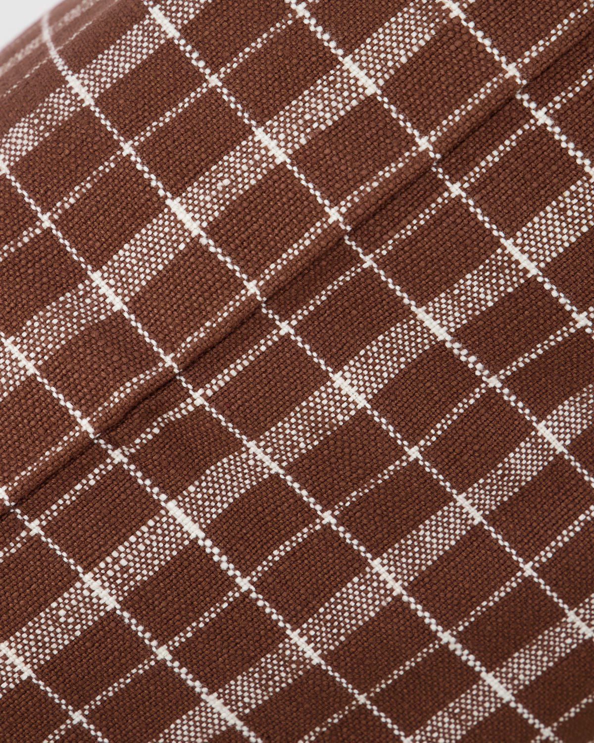 House Doctor - 'Thame' cushion cover only - brown check