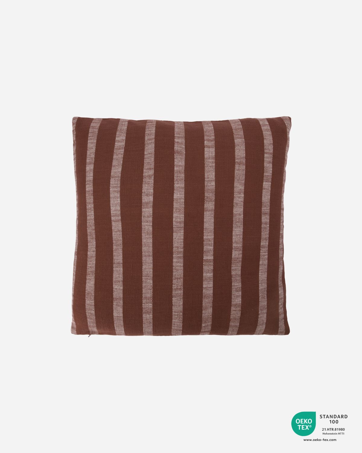 House Doctor 'Thame' - cushion cover only - brown stripe