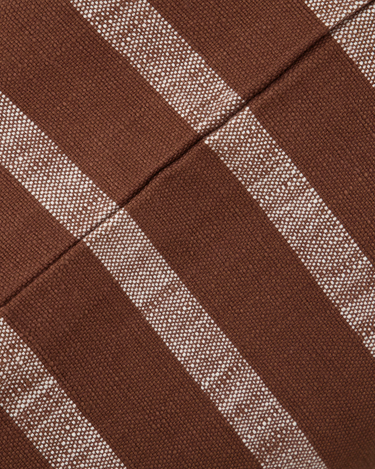 House Doctor 'Thame' - cushion cover only - brown stripe