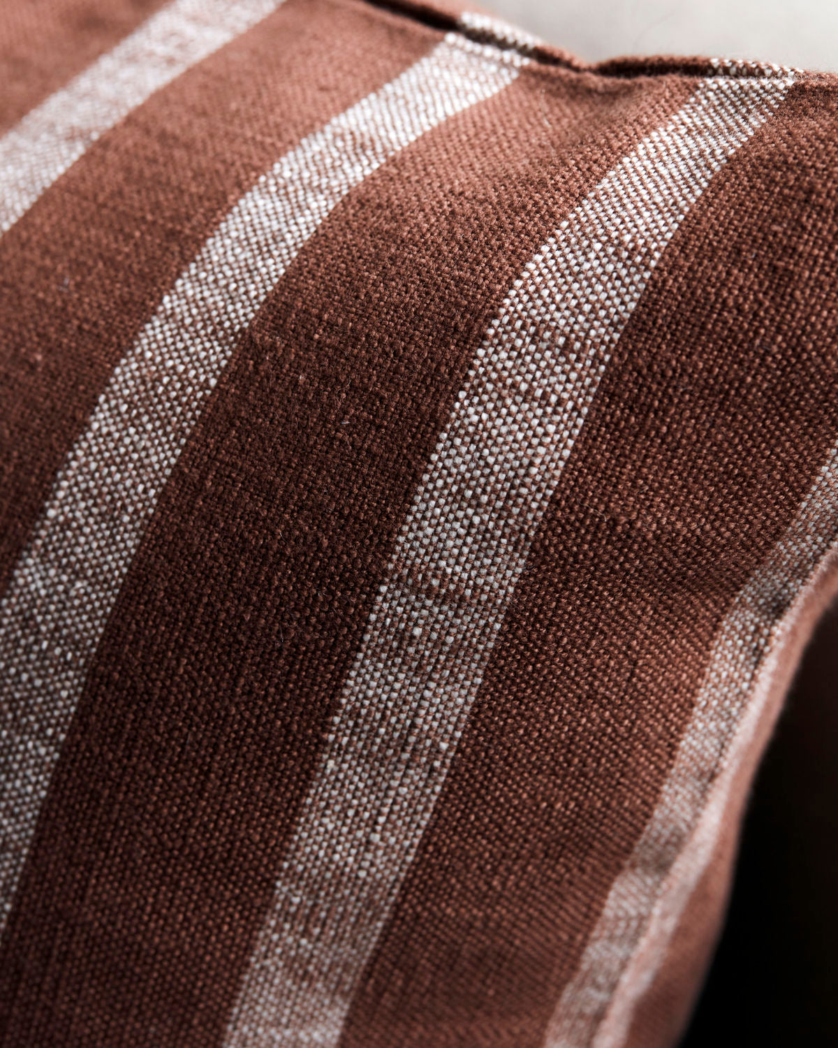 House Doctor 'Thame' - cushion cover only - brown stripe