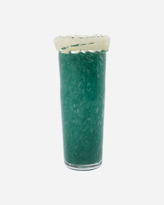 Kupla frill vase - green - by House Doctor