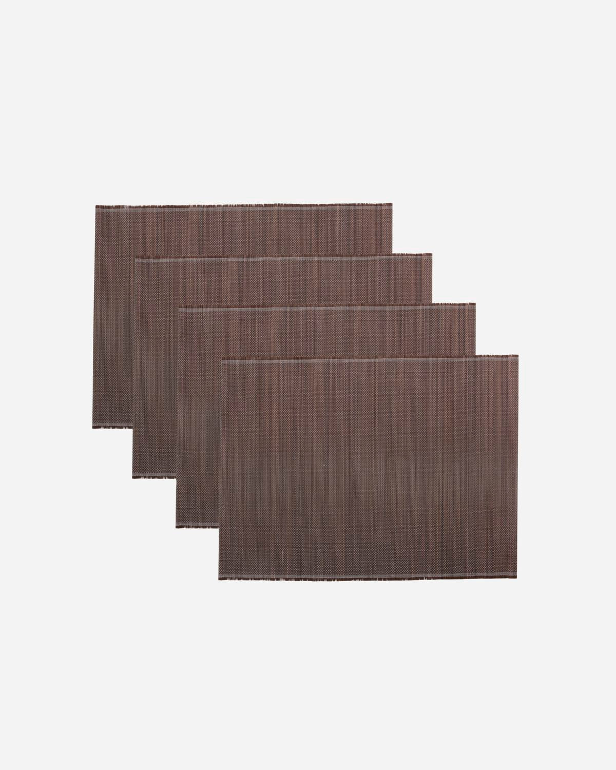 'Bamb' set of 4 placemats by House Doctor - light brown